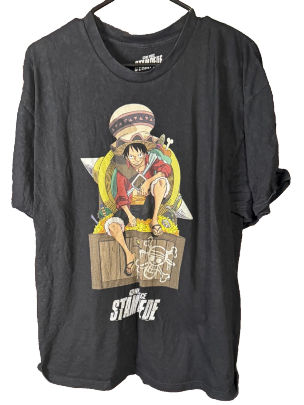 One Piece Stampede T-Shirt Men's Size XL Black